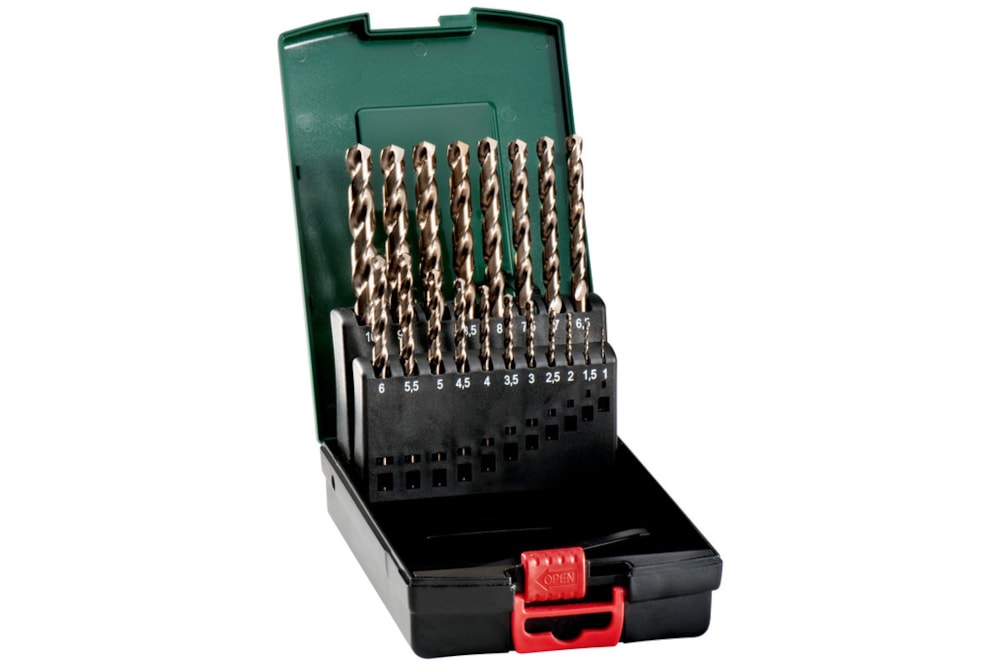 HSS-CO borrkassett 1-10 mm / 19 delar